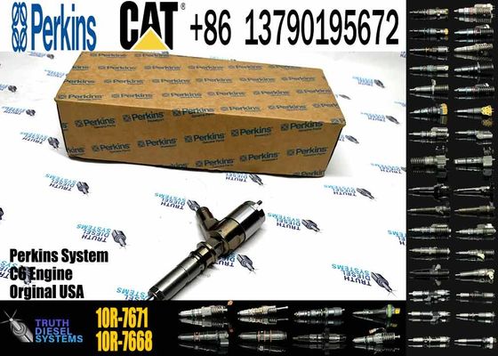 Diesel Engine Injectors C6.6 Fuel Injector 10R-7671 320-0677 For Perkins Engine Injector 2645A746