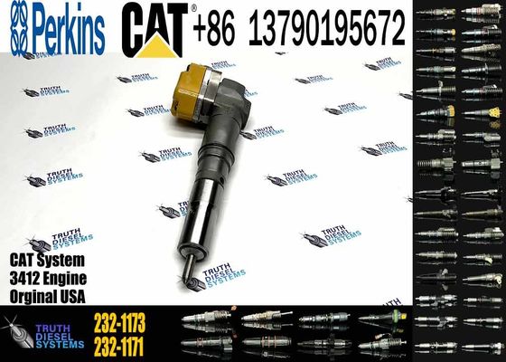 Fuel Injector 10R1266 232-1183 232-1173 232-1168 174-7528 174-7526 For Cat Engine 3412 3412E Excavator Spare Parts