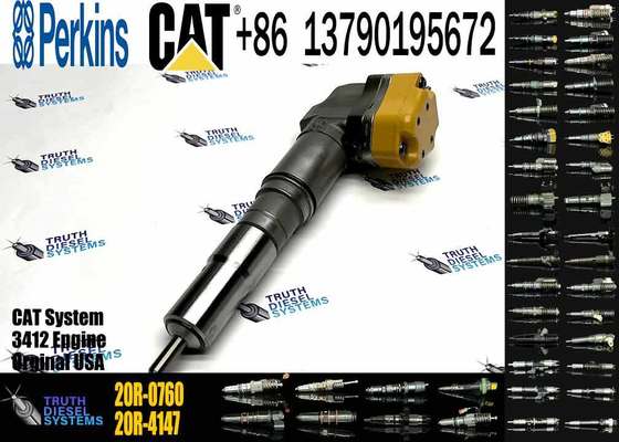Excavator Parts Engine 3408 3412 Fuel Injector 4CR01974 169-7408 174-7527 222-5967 20R-0760 for Construction Machinery