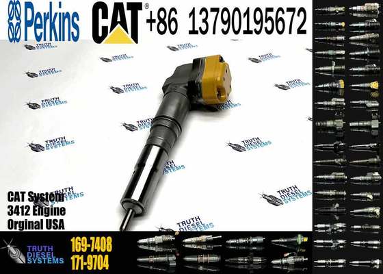 Excavator Parts Engine 3408 3412 Fuel Injector 4CR01974 169-7408 174-7527 222-5967 20R-0760 for Construction Machinery