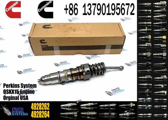Factory Price Engine Parts ISX15 New Construction Machinery Parts Fuel Injector for QSKX15 Diesel Engine OEM 4928262 4384260 Stainless Steel 1 Year WarrantyCommon Rail Injector 4928260 2874505 4903472