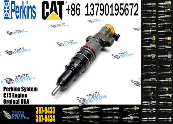 Excavator Fuel Injector 387-9431 387-9432 387-9433 387-9436 Common Rail Injector for C7 C9 3406e Diesel Engine Parts