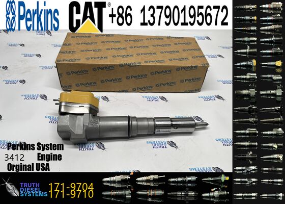 1563895 1697408 Engine Parts Fuel Injector 156-3895 169-7408 171-9704 for 3412 1719704 Engine
