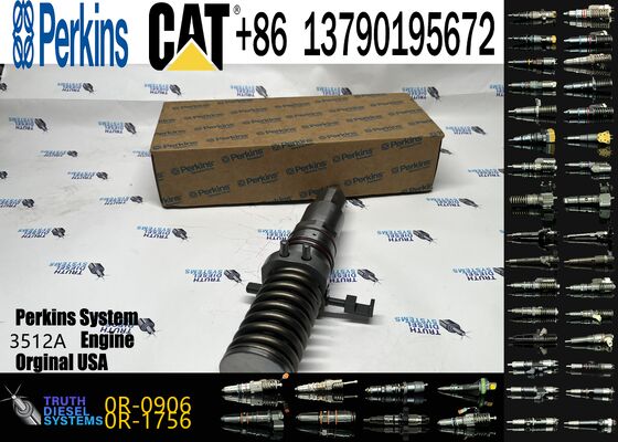 Common Rail Fuel Injector 4P-9075 0R-3051 0R-0906 Diesel Engine Fuel Injector for CAT 3508 3512 3516 Machinery Engine