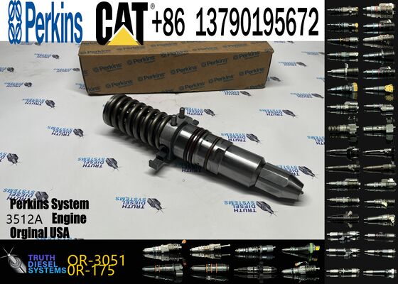 Construction Machinery Parts 4P-9077 OR-3051 Common Rail Fuel Injector 7E3383 for Ccaterpillar 3508 3512 3516 Excavator Engine