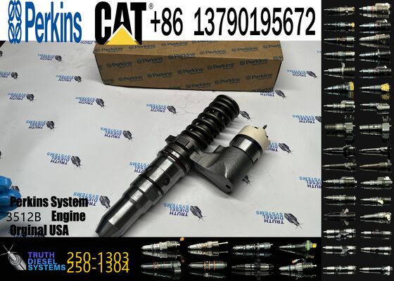 Machinery Engine Parts Fuel Injector 250-1303 10R-1276 Common Rail Injector for Ccaterpillar CAT Engine 3516B 3516 Loader 994D