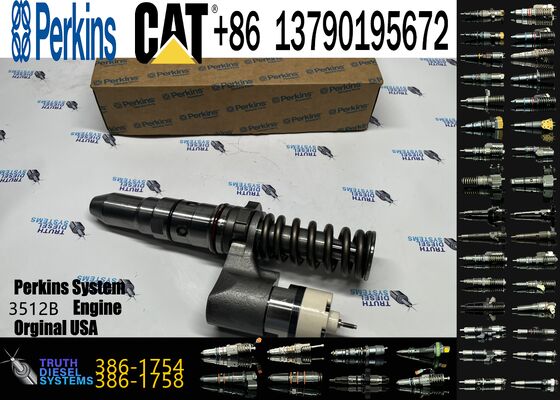 Common Rail Fuel Injector 386-1754 3920206 386-1758 3861758 250-1306 2501306 132-0202 Injector for Ccaterpillar 3508 3512 Engine