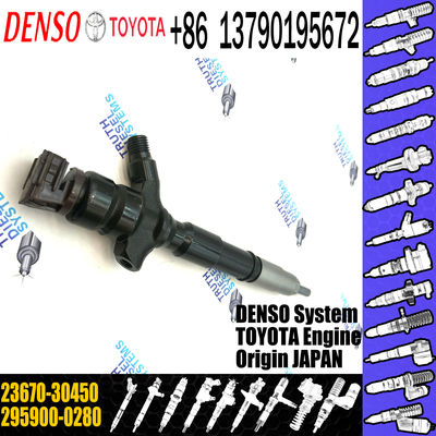 Injector 295900-0280 295900-0210 2367030450 23670-30450 for Toyota Hilux 2KD-FTV Euro V