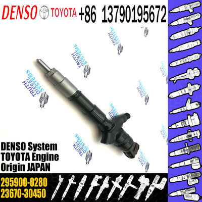 Diesel fuel common rail injector 295900-0210 23670-30450 295900-0280 for Hilux 2KD for toyota