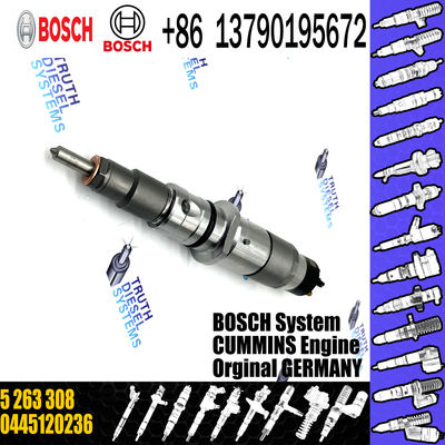 Common rail fuel injector 0445120236 0445120125 0445120029 5263308 4940170 4939061 3973060 3965721for QSL9 QSC8.3