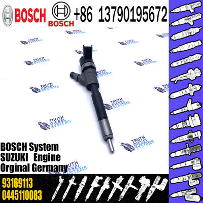 0445 110 083 93169113 93177373 Genuine Diesel Injector 93183910 1571084E60 R1590077 for SUZUKO VAUXHALL 0445110083