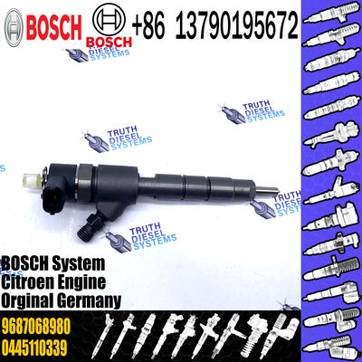 High Quality China Made New 0445110339 diesel injector assy 0 445 110 339 for PEUGEOT 8H... OE 9687068980 Diesel Engine