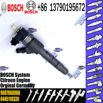 High Quality China Made New 0445110339 diesel injector assy 0 445 110 339 for PEUGEOT 8H... OE 9687068980 Diesel Engine
