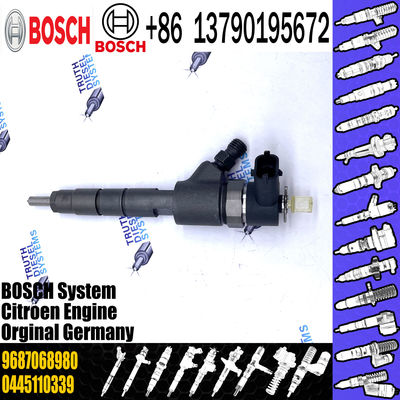 High Quality China Made New 0445110339 diesel injector assy 0 445 110 339 for PEUGEOT 8H... OE 9687068980 Diesel Engine