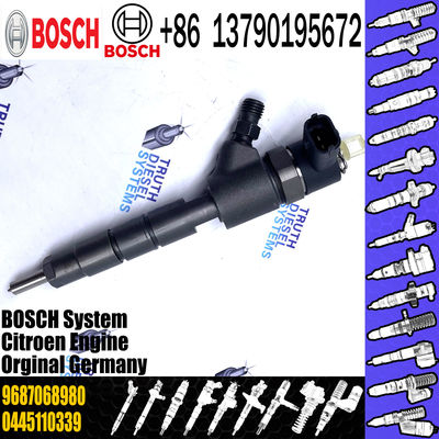 High Quality China Made New 0445110339 diesel injector assy 0 445 110 339 for PEUGEOT 8H... OE 9687068980 Diesel Engine