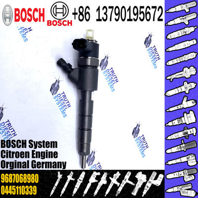 High Quality China Made New 0445110339 diesel injector assy 0 445 110 339 for PEUGEOT 8H... OE 9687068980 Diesel Engine