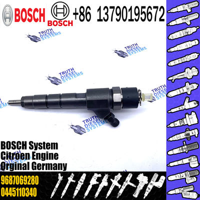 0445110340 Fuel Injector 0445110739 0986435203 1980S5 AV2Q9F593BA AV6Q9F593BA 1696927 9687069280 For CITROEN 9H