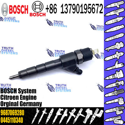 0445110340 Fuel Injector 0445110739 0986435203 1980S5 AV2Q9F593BA AV6Q9F593BA 1696927 9687069280 For CITROEN 9H