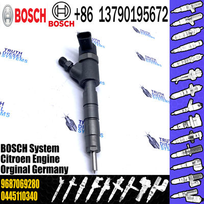 0445110340 Fuel Injector 0445110739 0986435203 1980S5 AV2Q9F593BA AV6Q9F593BA 1696927 9687069280 For CITROEN 9H