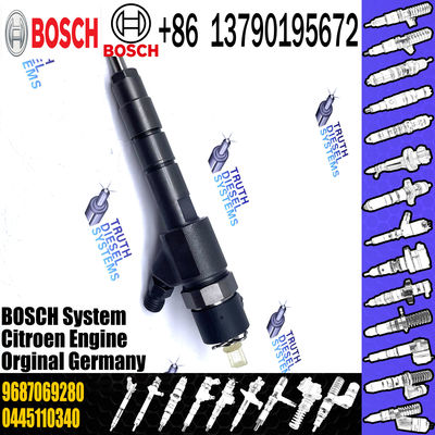0445110340 Fuel Injector 0445110739 0986435203 1980S5 AV2Q9F593BA AV6Q9F593BA 1696927 9687069280 For CITROEN 9H