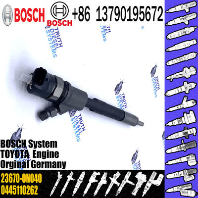 23670-0N040 Bosch Diesel Fuel Injectors 0445110262 For Toyota Yaris 1.4d