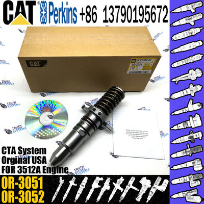 Engine Spare Parts Fuel Injection 4P-9075 0R-3051 For Caterpillar 3508 3512 3516 Diesel Injector