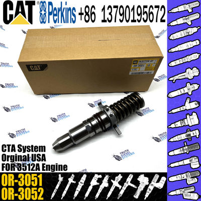Engine Spare Parts Fuel Injection 4P-9075 0R-3051 For Caterpillar 3508 3512 3516 Diesel Injector