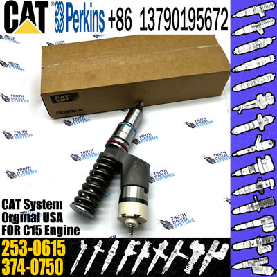 Diesel engine fuel injector 253-0615 253-0616 253-0617 253-0618 2530618 374-0750 3740750 construction machinery part