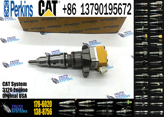 Construction Machinery Parts Diesel 3412E Engine Fuel Injector 174-7528 20R-4148 179-6020