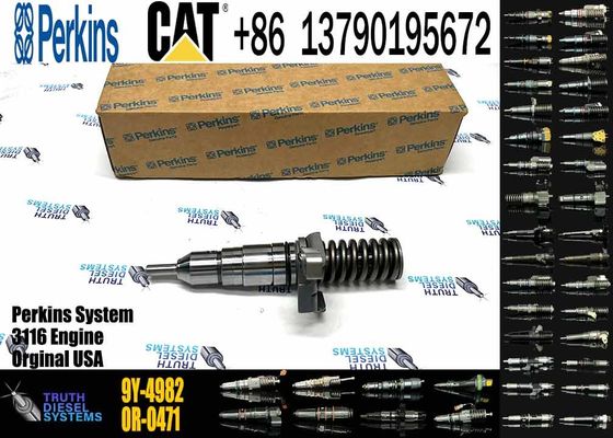 Excavator Parts 3116 Engine Injector 105-1694 OR-8473 0R-8682 0R-8467 9Y-4982 127-8220fuel injector For Excavator