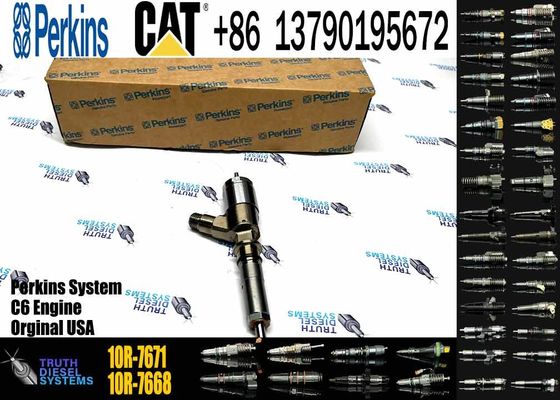 Diesel Engine Injectors C6.6 Fuel Injector 10R-7671 320-0677 For Perkins Engine Injector 2645A746