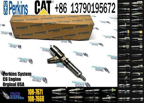 Diesel Engine Injectors C6.6 Fuel Injector 10R-7671 320-0677 For Perkins Engine Injector 2645A746
