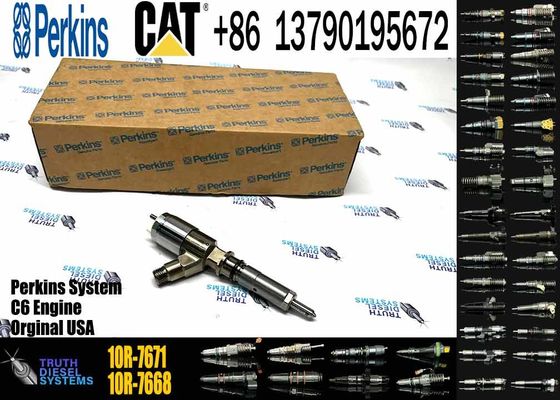 Diesel Engine Injectors C6.6 Fuel Injector 10R-7671 320-0677 For Perkins Engine Injector 2645A746