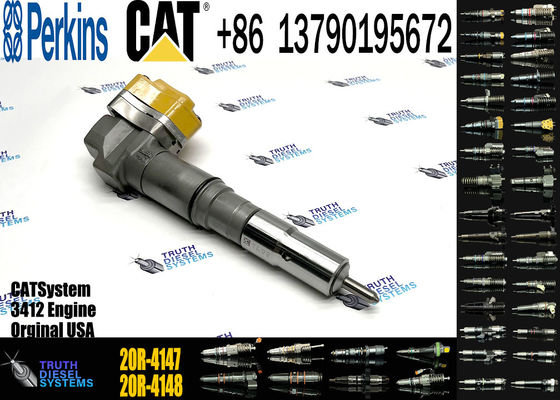 Common Rail injector 191-3005 198-4752 198-6877 20R-4147 Engine Parts Fuel Injectors For CAT Caterpillar 3412 engine