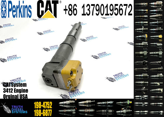 Fuel Injector 232-1183 2321183 198-4752 1984752 For CAT D10N D9L Engine 3408 3408C 3408E 3412
