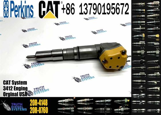 Diesel Fuel Injector 174-7526 20R-4148 179-6020 Or Engine 3412E Injector 179-6020 174-7526 For Excavator 3412E