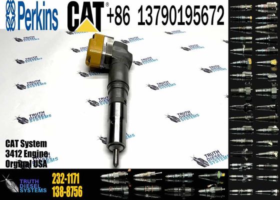 Fuel Injector 174-7526 232-1183 232-1171 232-1175 20R0758 232-1173 232-1168 174-7528 For Caterpillar 3412E 3408E Engine