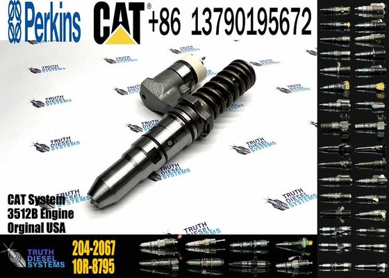 Excavator Parts 3512B Engine Injector 204-2067 229-1631 245-8272 246-1854 250-1311 Fuel Injector For Excavator