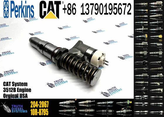 Excavator Parts 3512B Engine Injector 204-2067 229-1631 245-8272 246-1854 250-1311 Fuel Injector For Excavator