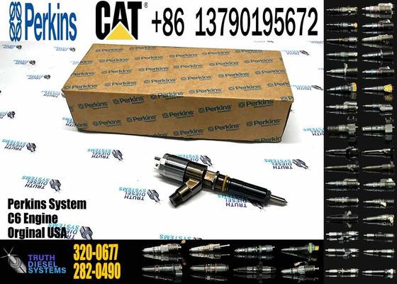 Excavator Parts Fuel Diesel Injector Fuel Injector 320-0677 3200677 Nozzle Injector C4.4 C6.6 320D L 320D 320D GC 323D L