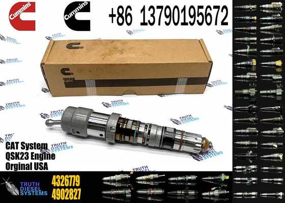 Common Rail Injector Fuel Injecto 4326779 4928346 4928349 for QSK23 Excavator QSK23 QSK45 QSK60