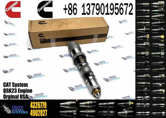Common Rail Injector Fuel Injecto 4326779 4928346 4928349 for QSK23 Excavator QSK23 QSK45 QSK60