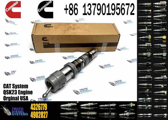 Common Rail Injector Fuel Injecto 4326779 4928346 4928349 for QSK23 Excavator QSK23 QSK45 QSK60