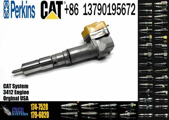 174-7526 2C-0273 153-5938 174-7528 20R-4148 179-6020 Injector Genuine Brand New Diesel Engine Parts for Cat 3412 3412E 3408 3126