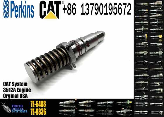 Excavator Parts Fuel Injector 7E-6408 0R-3052 7E6408 0R3052 Diesel Nozzle Injector 3512 3516 3508 Engine