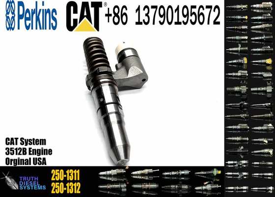 250-1308 2501308 Diesel Fuel Injector for Caterpillar CAT 3512B 3516B 10R-1280 Common Rail Injection Valves