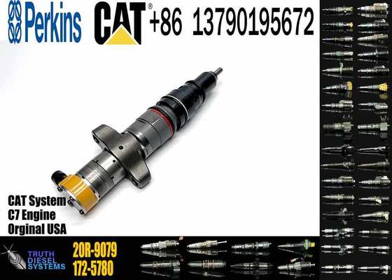 Gouda New 324D 325D 329D Excavator C7 Diesel Engine Fuel Injector 20R-9079 557-7627 5577627 for CAT