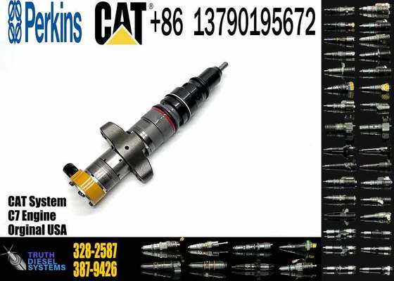 For CAT Fuel Injector 328-2587 328-2586 New Condition 238-8901 for C7 Engine for E320D and E330D Excavator Diesel Fuel