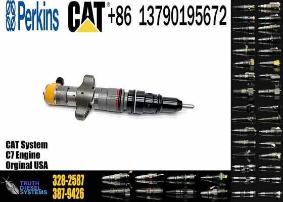 For CAT Fuel Injector 328-2587 328-2586 New Condition 238-8901 for C7 Engine for E320D and E330D Excavator Diesel Fuel
