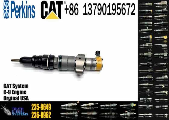 235-9649 Fuel Injector 235-9649 Excavator Parts Injector 553-2592 328-2577 387-9437 20r-9433 235-5261 For Cat C9 Engine